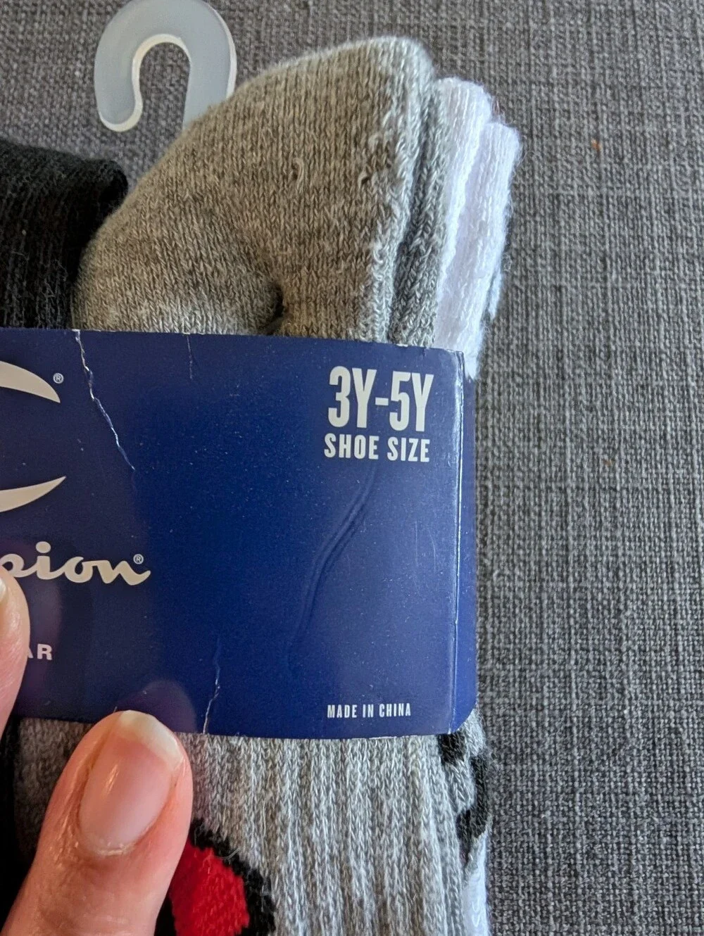 Boy's Champion Size 3 Year To 5 Year Socks!